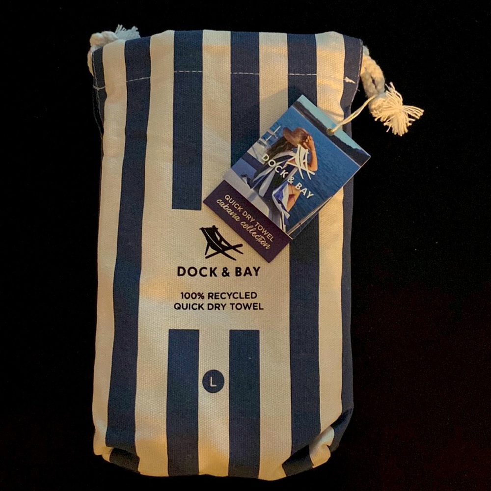 NWT Dock & Bay Quick Dry Towel - L